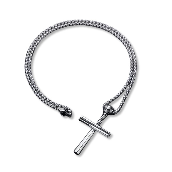 WATERPROOF Silver Cross Necklace for MEN or WOMEN - Picture 2 of 4